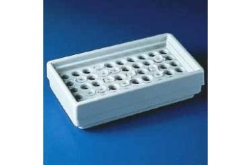 Image of Bel-Art Microcentrifuge Tube Refrigerator Racks, SCIENCEWARE H18907-0000 Polystyrene