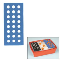 Image of Bel-Art Rack Foam Rect Thick Blu 188480121, Unit EA