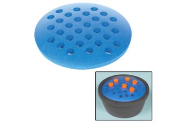 Image of Bel-Art Rack Foam Rnd Thick Blue 188480021, Unit EA