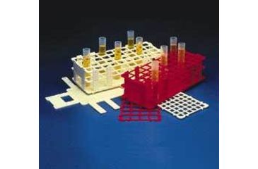 Image of Bel-Art Rack NO-WIRE Red 40 Place 20MM 187460002