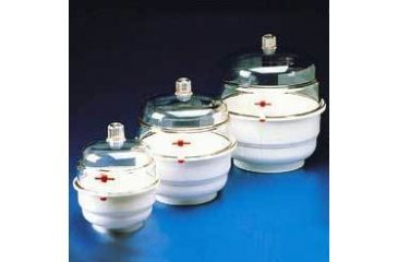 Image of Bel-Art Space Saver Vacuum Desiccators, SCIENCEWARE 420100000 Polypropylene Bottom