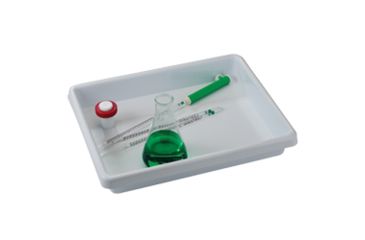 Image of Bel-Art Tray Open Area Wht Polystrene H186550000, Each