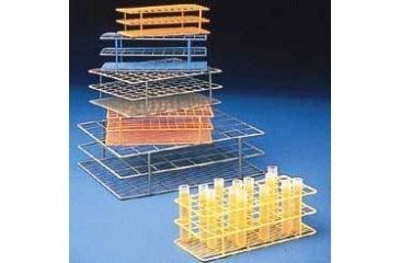 Image of Bel-Art Wire Racks, Epoxy-Coated 187646001 Blue