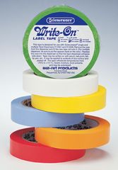 Image of Bel-Art Write-On Label Tape, SCIENCEWARE F134622005 Tape Rolls With 2.5 Cm (1) Dia. Core