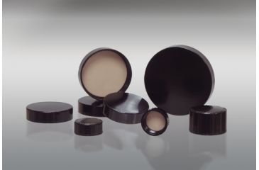 Image of Berlin Packaging 22-400 Phn Blk Rib F217tef Cap CAP-06690, Unit CS