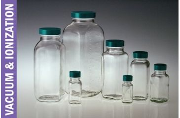 Image of Berlin Packaging Bottle Clr Fr Sq 4oz Ion Cs120 GLC-01322, Unit CS