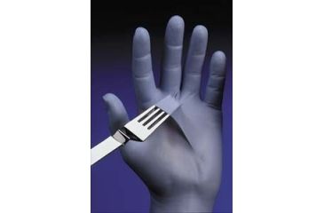Image of Best Manufacturing N-DEX Ambidextrous Powdered Nitrile Gloves, Best Manufacturing 8005S N-DEX Plus, 8 Mil Thickness, 24.1 Cm (91/2'') Length