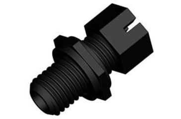 Image of Bio-Chem Fluidics Tube End Fitt (BLACK)1/8INPK10 2200
