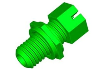 Image of Bio-Chem Fluidics Tube End Fitt (GREEN)1/8INPK10 2205