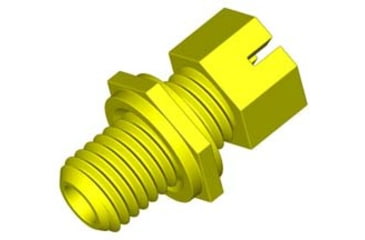 Image of Bio-Chem Fluidics Tube End Fitt (YELOW)1/8INPK10 2204