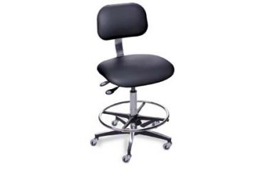 Image of Bio Fit Ergonomic Chrome Frame Lab Chairs, BioFit 4Q43-ATF-C-R Standard Ergo Lab Chair