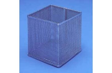 Image of Black Machine Baskets, Perforated Aluminum PERF301/C Square