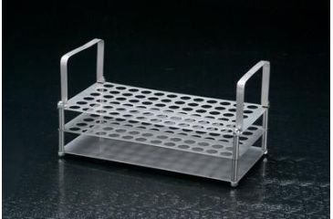 Image of Black Machine Rack Wtr Bath Ss W/HANL 72HOLE SS102/B