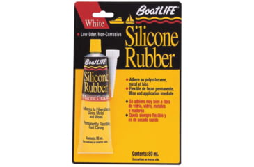 Image of BoatLIFE Marine Silicone Rubber Sealant, White, 3oz, 1141
