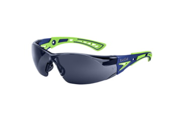 Image of Bolle Rush+ Safety Glasss, PC/TRP Frame, Smoke Lens, 40257