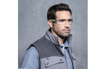 Image of Bolle Silex + Safety Spectacles Pc Clear Platinum Pc Tpr Rimless - SILEXPPSI