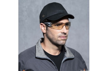 Image of Bolle Silex + Safety Glasses, Grey/Black Frame, Clear Lens, SILEXPCSP