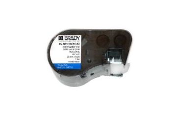 Image of Brady Label B595 Red/wht 1x25ft Roll 143381, Unit RO