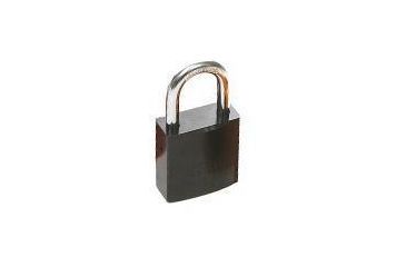 Image of Brady Worldwide Alum Padlock 1 Kd Black PK6 51369