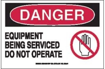 Image of Brady Worldwide B401 Sign 7''X10'' BLK/RED/WHT 50269