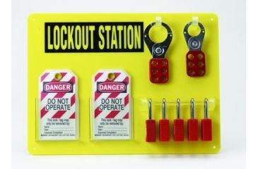 Image of Brady Worldwide Board 5-LOCK W/SAFTY Padlocks 51181