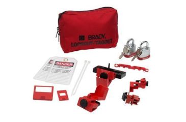 Image of Brady Worldwide Breaker Lo Smple Kt Steel Loks 99297