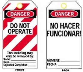 Image of Brady Worldwide Do Not Open L/O Tagecno Vynl 66065