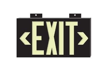 Image of Brady Worldwide Exit Sign Fotolum 1SID W/MT Gr 90841