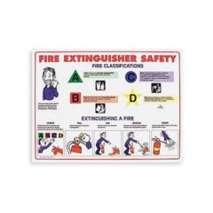 Image of Brady Worldwide Fire Ext Sfty Pstr 18X24 FESP