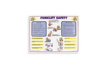 Image of Brady Worldwide Forklift Safety Poster 18X24 FLSP