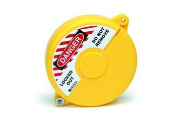 Image of Brady Worldwide Gate Valve Lockout Yellow 65590