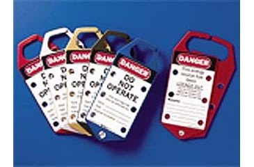 Image of Brady Worldwide Labeled L/O Hasp Rev Blue 65972