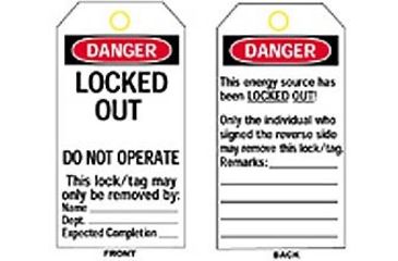 Image of Brady Worldwide LCKD/O L/O Tag Ecno Vnyl 66067