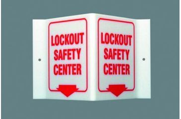 Image of Brady Worldwide Lockoutsafetyctr INVIN6X83/4IN V1LS01A