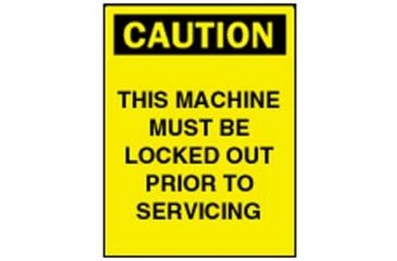 Image of Brady Worldwide Magnetic Sign Caution This 66003