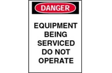 Image of Brady Worldwide Magnetic Sign Danger Equip 66008