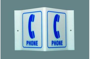Image of Brady Worldwide Phone VSIGN 6X8 3/4 V1PH02A