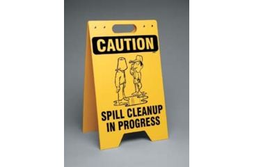 Image of Brady Worldwide Sign Floor Caution Cleanup SF653E