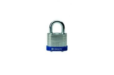 Image of Brady Worldwide Steel Padlock .75IN Kd BLUEPK6 51280