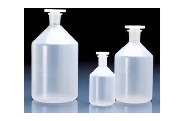 Image of BrandTech Reagent Bottles with Stoppers, Polypropylene, Narrow Mouth, BrandTech V100794