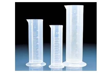 Image of BrandTech Short-Form Graduated Cylinders, Polypropylene, BrandTech V641941
