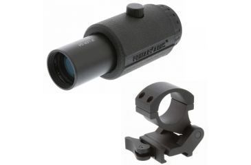 Image of Primary Arms Classic 3X LER Red Dot Magnifier Gen IV w/ Quick Detachable Flip To Side Mounts - Standard Height