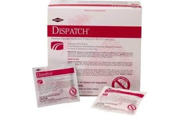 Image of Caltech DISPATCH Cleaner/Disinfectant with Bleach, Caltech 69101 Premoistened Towels Dispenser Of 50