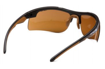 Image of Carhartt Rockwood Safety Glasses w/Sandstone Bronze Anti-Fog Lens ,polybag, Black/Tan, CHB718DT