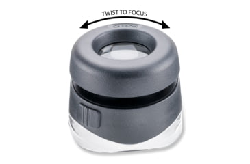 Image of Carson 10x LED VersaLoupe, Lighted, Black, LH-50