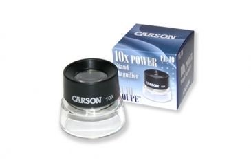Image of Carson 10x Power Stand Lumi Loupe ,Black,Pack of 10 LL-10MU