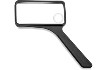 Image of Carson 2x Rectangular Handheld Magnifier w/4.5x Spot Lens, Black, Small, SV-XP