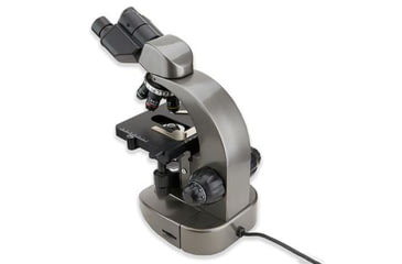 Image of Carson 40x-1600x Table-Top Microscope w/Universal Smartphone Adapter,Black/Grey MS-160UN