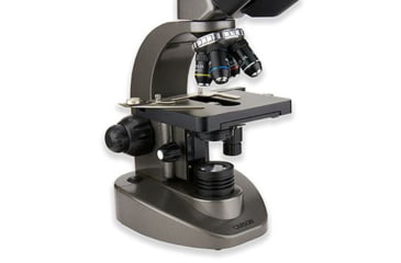 Image of Carson 40x-1600x Table-Top Microscope w/Universal Smartphone Adapter,Black/Grey MS-160UN