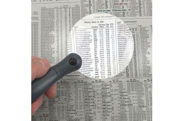 Image of Carson ChargeIt LED Lighted Magnifier, Grey, 3.4 x 1.2 x 7.9 Inches UM-90